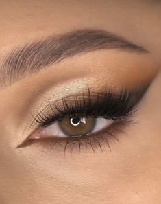 Makeup To Wear With Orange Dress, Evening Eye Makeup, Ball Makeup, Pretty Eye Makeup, Wedding Eye Makeup, Cute Eye Makeup