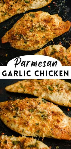 parmesan garlic chicken is an easy and delicious side dish