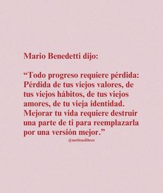 a pink background with the words mario benedetti dio