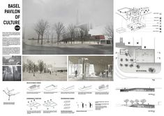 an architectural presentation with diagrams and text