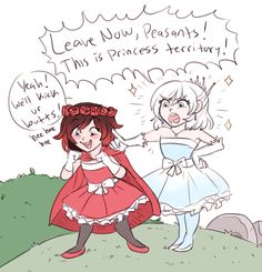 Page 1 Weiss And Ruby, Ruby And Weiss, Ruby Rwby, Rwby White Rose, Rwby Blake, Rwby Memes, Rwby Red