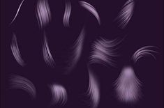 an abstract purple background with wavy hair