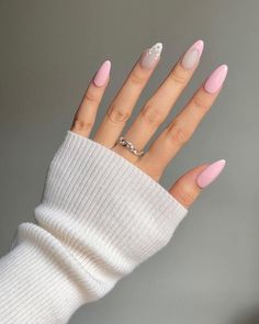 50+ Stunning Pink Spring Nail Designs You Need To Try; floral nails! This includes pink spring nails 2023, pink spring nails design, pink spring nails acrylic, pink spring nails short, pink spring nails coffin, pink spring nails almond, pink spring nail ideas & more! This also includes pink spring nail art, pink nails, spring nails, spring nails designs, pink nails ideas, spring nail art, spring nails acrylic, spring nail colors, pink nail art & more! #pinkspringnails #pinknails #springnails Pale Nails, Almond Nails Pink, Pink Nail Art Designs, Pink Manicure, New Nail Designs, Spring Nail Designs