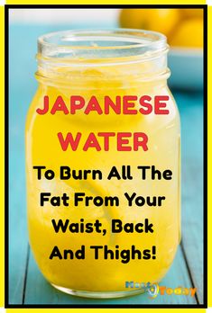 Detox Water Fat Burning, Resep Diet, Japanese Water, Burn Fat Faster, Detox Water, Fat Burning Drinks