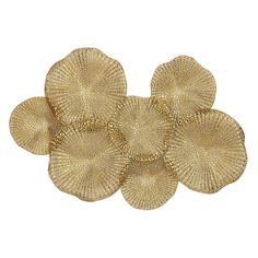 Uttermost Ripley Gold Metal Wall Art By Casagear Home Uttermost Wall Art, Gold Metal Wall Art, Wall Statement, Artwork Sculpture, Modern Metal Wall Art, Bedroom False Ceiling, Contemporary Metal Wall Art, Accent Wall Ideas, Bedroom False Ceiling Design