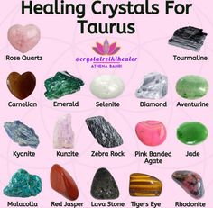 Crystals For Taurus, Taurus Crystals, Taurus Signs, Distance Reiki, Crystals Healing Grids, Taurus Season, Sweet Magic