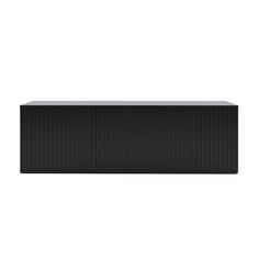 an image of a black speaker on a white background with the sound bar in view