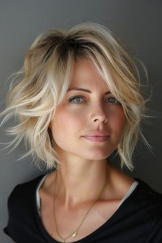 Colorful Summer: Bold Hair Color Trends to Make a Statement (#66) - Summer Hair Colour Short Sassy Hair, Blending Gray Hair, Trendy Short Haircuts, Summer Hair Color For Brunettes, Braided Hairstyles Easy, Summer Hair Color, Short Hair Haircuts, Braids For Short Hair, Summer Hair