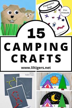 camping crafts for kids that are fun and easy to make