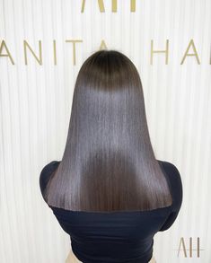 Solid Form Haircut, One Length Hair, Brunette Hair Cuts, Sew In Hairstyles, Silk Press, Beautiful Barbie Dolls, Length Hair, Straight Hair