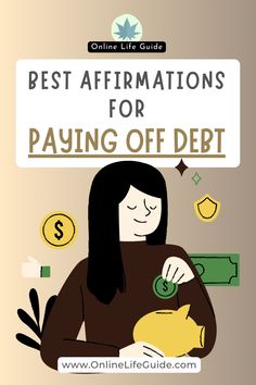 Are you struggling to pay off your debt? These powerful affirmations to clear debt are designed to put you in a state of productivity to attract financial abundance and growth so you can get out of your debts fast and easily! Debt Payoff Affirmations, Getting Out Of Debt Quotes, Debt Payoff Quotes, Paying Bills Aesthetic, Debt Affirmations, Financial Affirmations, Clear Debt, Positive Statements