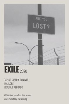 an advertisement for the movie exit