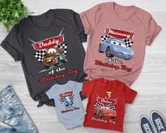 Buy Disney Cars birthday shirt, Cars birthday tshirt, Cars theme party shirts, Cars family shirts, Cars matching shirts is designed & sold by Braxton Miller. SKU 2090573 listed on 04 15, 2022. Most ship worldwide within 24 hours. Delivery to the United States. Disney Cars Birthday Shirts, Disney Cars Shirts For Family, Cars T Shirts Design, Lightning Mcqueen Birthday Shirt, Cars Movie Birthday Party, Disney Cars Birthday Shirt, Cars Theme Party, Cars Birthday Shirt, Felix Birthday