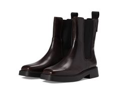 Vagabond Shoemakers Jillian Leather Chelsea Bootie | Zappos.com Vagabond Boots Brown, Vagabond Black Boots, Chealsea Boots, Boots Square Toe, Leather Chelsea Boots, Leather Booties, Boot Shoes Women, On Off, Java