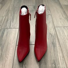 Alias Mae Red Heeled Boots Red Fitted Leather Heeled Boots, Red Heeled Boots, Red Heel Boots, Crocs Boots, Alias Mae, Leather Heeled Boots, Red Heels, Black Leather Heels, Black Leather Boots