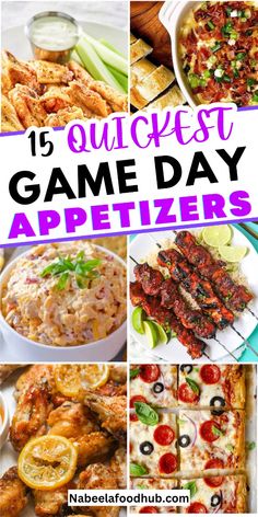 the 15 quickest game day appetizers