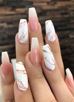 Chic Nail Art, Marble Nail Designs, Marble Nail, Pink Nail Art, Acrylic Nails Coffin Short, Pink Nail