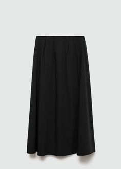 Long flared skirt Gathered Wide Hem Bottoms, Relaxed Gathered Skirt With Wide Hem, Relaxed Maxi Skirt With Pleated Wide Hem, Elegant A-line Bottoms With Elastic Waistband, Relaxed Viscose Maxi Skirt With Lining, Chic Viscose Flared Skirt Bottoms, Elegant Bottoms With Lined Skirt And Wide Hem, Chic Flared Viscose Skirt, Chic Flowy Skirt With Wide Hem