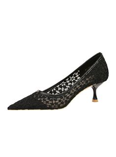 Popular elements: lace. shallow mouthShoe head shape: pointedMaterial: laceHeel height: high heels (6-8CM)Color: white. black. khaki. burgundySizes: 34.35.36.37.38.39.40.41.42.43Product category: high heelsMaterial: rubber soleMaterial: single layer...