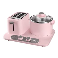 Three-in-one toaster breakfast machine for household use - Wnkrs Oven Omelette, Mini Breakfast, Breakfast Maker, Breakfast Machine, Steamer Recipes, Electric Cooker, Kitchen Appliance, Cute Kitchen, Pink Kitchen