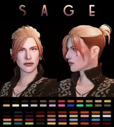 two women with blonde hair are shown in an image that appears to be from the video game sage