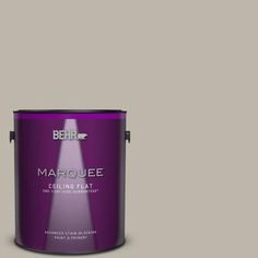 a purple paint can with the words marquee on it's bottom half