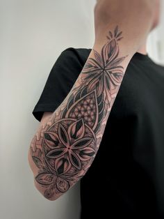 a person with a tattoo on their arm