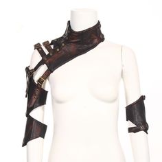 Product information: Color: as shown in figure S code, as shown in figure L code Style: Unisex Material: Leather Style: punk character Size: Packing list: Armlet*1 Product Image: Steampunk Clothing Diy, Steampunk Arm, Steampunk Outfits Women, Plus Size Steampunk, Moda Steampunk, Mode Steampunk, Diy Costumes Women, Steampunk Leather, Style Steampunk