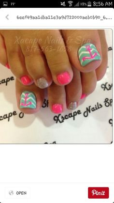 Anchors Summer Pedicures, Beach Toe Nails, Cruise Nails, Pedi Ideas, Pedicure Ideas, Summer Toes, Pedicure Designs