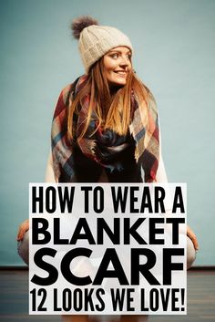 Scarves offer a fun yet inexpensive way to dress up your favorite outfits. From the standard loop and pull-through, to a sexy off-the-shoulder wrap and a chic belted poncho, these tutorials will teach you how to tie a blanket scarf 12 different ways. Who knew a rectangular piece of fabric could make you look so fashionable and stylish?! How To Style Turtleneck, Tie A Blanket Scarf, How To Wear Belts, Bride Hijab, White Sweater Outfit, Preppy Fall Outfits, Cozy Oversized Sweaters, Oversized Sweater Outfit