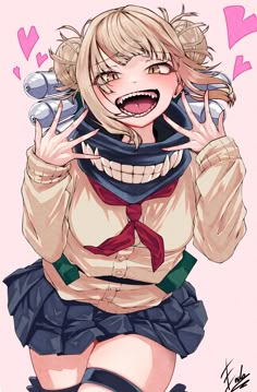 Toga Himiko Fanart Cute, Himiko Toga Manga, Himiko Toga Icon, Mha Fanart Toga, Himiko Toga Fanart, Toga Himiko, Yandere Girl, Class 1 B, Ochako Uraraka