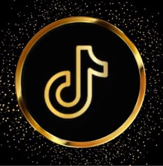 the pi symbol in gold on a black background with golden glitters and stars around it