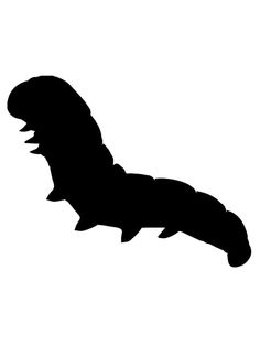 an animal silhouetted against a white background