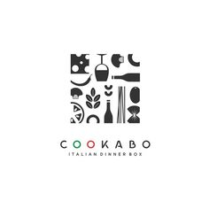 the logo for cook kabo italian dinner box