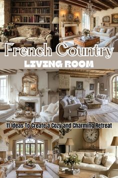 french country living room ideas to create cozy and charming atmosphere in your home - cover