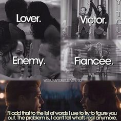 two different pictures with the words love, victory, and fifnce in them