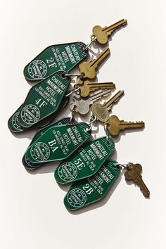 A set of keys from the Chateau Marmont Hotel, 2013. Layout Editorial, Chateau Marmont, Vintage Hotels, Hotel Branding, Keys Art, Key Tags, Vintage Keys, Limited Edition Art Print, 로고 디자인