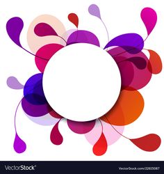 an abstract background with colorful shapes