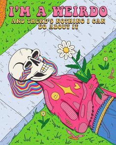 an image of a book cover with a skeleton laying on the ground and flowers growing out of it