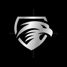 an eagle emblem on a black background