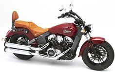 a red and orange motorcycle on a white background