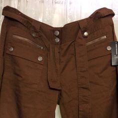 Brand New Rushed Golden Dark Brown Pants. Dark Brown Pants, Brown Pants, Ankle Pants, Inc International Concepts, Pant Jumpsuit, Dark Brown, Size 12, Pants For Women, Brand New