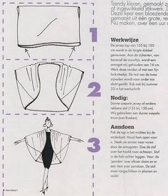 the instructions for how to sew a top