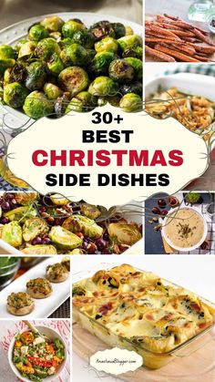 christmas side dishes with the title overlay