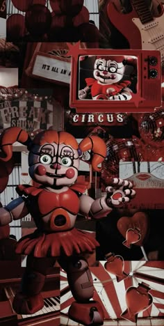 an image of a cartoon character that appears to be playing the game circus