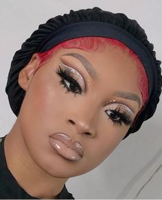 Makeup makeupinspo makeupideas fullglam soft glam New Years Makeup Black Women, Mua Room Ideas, Cute Natural Makeup Looks Black Women, Aquarius Szn