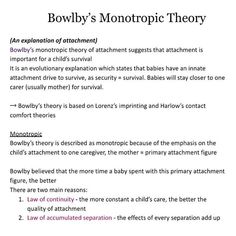 an explanation of attachments in the text