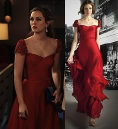 <3 Gossip Girl Outfits, Gossip Girl Fashion, Looks Party, Prom Dress Inspiration, Pretty Prom Dresses, فستان سهرة, Red Dresses, Blair Waldorf, Gala Dresses