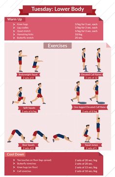 a poster showing how to do an exercise