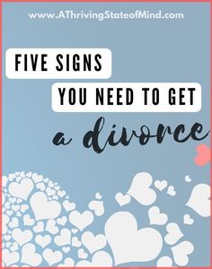 Deciding whether to end a marriage is a difficult decision. If these 5 signs apply to you, it's probably time to get out! #divorce #personalgrowth #relationships #outgrownrelationships #toxicrelationships Toxic Marriage, Husband Wants Divorce, Divorce Signs, End Of Marriage, Preparing For Divorce, Marriage Signs, Separation And Divorce, Not Caring, Ending Quotes